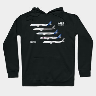 Airbus A350 Test Aircraft Fleet Hoodie